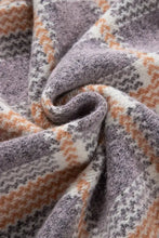 Plaid Button Up Collared Neck Cardigan Woman Outerwear