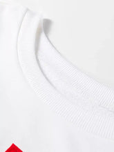 White ribbed cotton crew neck of plaid merry christmas vacation sweatshirt machine wash cold recommended
