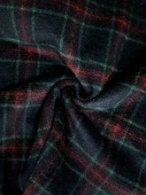Plaid Midi Skirt with Elastic Waistband