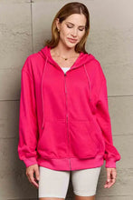 Plus size hot pink angel wings graphic zip-up fleece hoodie with dropped shoulders