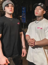 Plus size letter graphic round neck slightly stretchy Cardio t-shirt for men