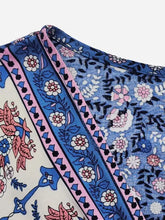 Plus Size Printed Surplice Half Sleeve Dress Casual Dresses