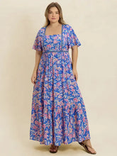 Plus Size Ruched Printed Short Sleeve Dress Casual Dresses