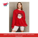 Simply Love Full Size Santa Graphic Long Sleeve Sweatshirt video preview