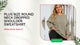 Plus Size Round Neck Dropped Shoulder Sweatshirt video preview