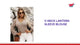 Blusa com decote em V e mangas lanterna video preview