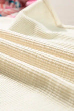 Printed Round Neck Balloon Sleeve Sweatshirt Woman Sweatshirts