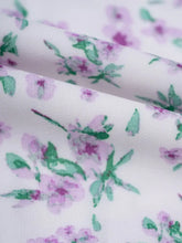 Printed Round Neck Long Sleeve Midi Dress Woman Dress