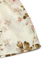 Printed Ruffled Hem V-Neck Sleeveless Dress Woman Casual Dress