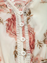 Printed Ruffled Hem V-Neck Sleeveless Dress Woman Casual Dress