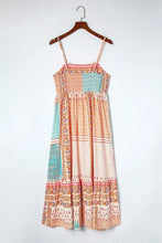 Printed Square Neck Cami Dress Casual Dresses