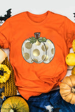 Pumpkin Graphic Orange T-Shirt for Women