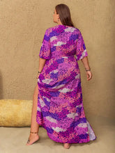 Purple and Pink Floral Maxi Dress Machine Wash Cold Tumble Dry Low Maxi Dresses