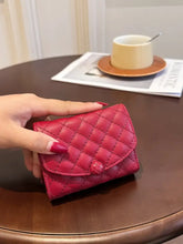 Quilted Leather Cardholder Wallet Set in Multiple Colors Wallets