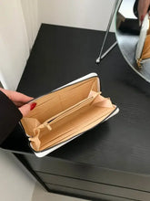 Quilted Patent Leather Wallet Small PU Leather Clutch Wallets