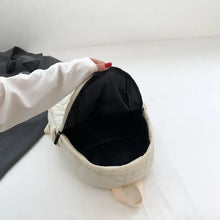 Quilted Polyester Backpack Bag Backpacks