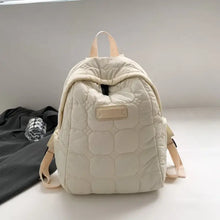 Quilted Polyester Backpack Bag Backpacks