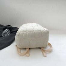 Quilted Polyester Backpack Bag Backpacks