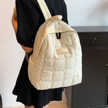 Quilted Polyester Backpack Bag Backpacks