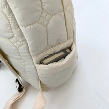 Quilted Polyester Backpack Bag Backpacks