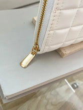 Quilted PU Leather Wallets in Pink Black and White Wallets