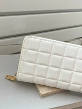 Quilted PU Leather Wallets in Pink Black and White Wallets