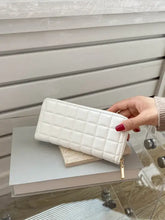 Quilted PU Leather Wallets in Pink Black and White Wallets