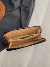 Quilted Rectangular PU Leather Zip Wallets for Women Wallets