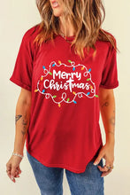 Red Christmas Theme Women's T-Shirt Deep Red Woman T Shirts