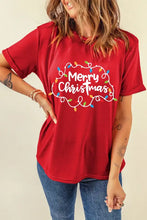 Red Christmas Theme Women's T-Shirt Woman T Shirts