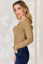 Ribbed Long Sleeve T Shirt with Dark Jeans for Women