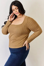 Ribbed Long Sleeve T Shirt with Dark Jeans for Women Woman T Shirts