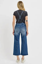 RISEN Full Size Knotted Strap Denim Overalls with Pockets Plus Size Denim Overalls