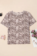 Rodeo Patterned T Shirt with Red Shorts for Women