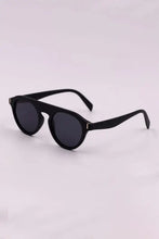 Round Black Frame Sunglasses with Blue Polycarbonate Lenses Set of Three Sunglasses
