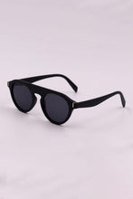 Round Black Frame Sunglasses with Blue Polycarbonate Lenses Set of Three