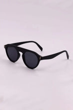 Round Black Frame Sunglasses with Blue Polycarbonate Lenses Set of Three Sunglasses