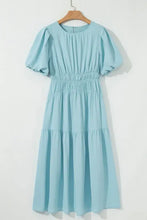 Round Neck Half Sleeve Dress Casual Dresses