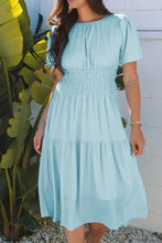 Round Neck Half Sleeve Dress Casual Dresses