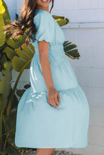 Round Neck Half Sleeve Dress Casual Dresses