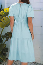 Round Neck Half Sleeve Dress Casual Dresses