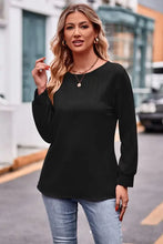 Round Neck Long Sleeve Tee Woman T Shirts