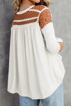 Round neck printed shoulder T-shirt with long sleeve length