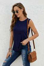 Round Neck Tank Tanks & Camis