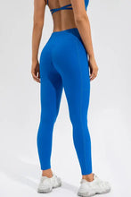 Royal Blue High Waist Active Leggings with Side Pockets