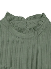 Ruffled Mock Neck Cap Sleeve Mini Dress Casual Dresses