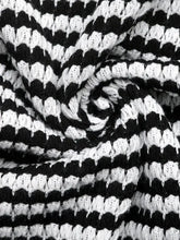 Ruffled Round Neck Striped Knit Top with Flutter Sleeves for Women Woman T Shirts