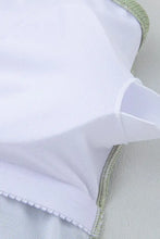 Sage Green Ribbed One Piece Swimsuit with Twisted Chest Detail Swimwear