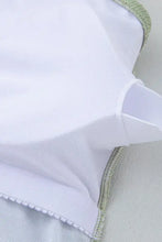 Sage Green Ribbed One Piece Swimsuit with Twisted Chest Detail Swimwear