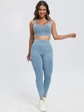 Scoop Neck Wide Strap Top and Pants Active Set Woman Activewear
